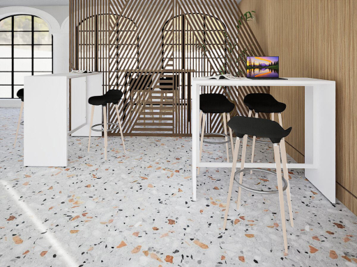 Table haute de coworking ou collectivité, made in France