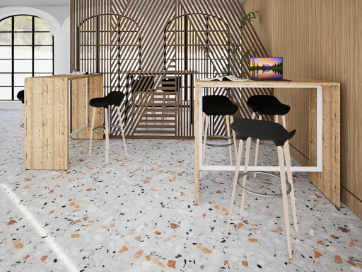 Table haute de coworking ou collectivité, made in France