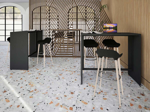 Table haute de coworking ou collectivité, made in France