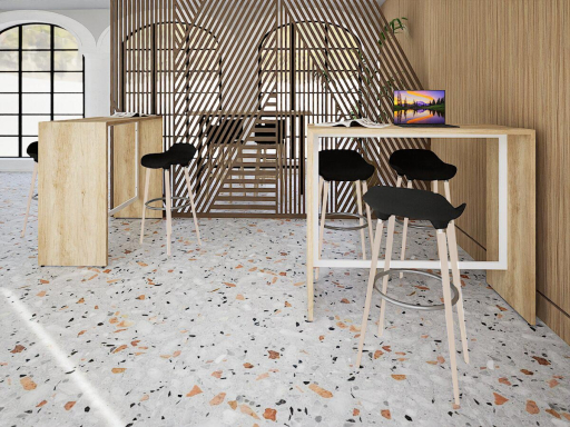 Table haute de coworking ou collectivité, made in France