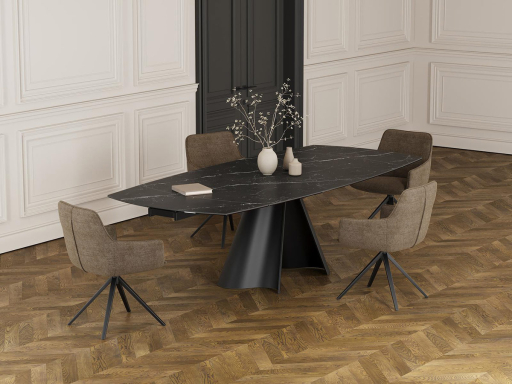 Table de repas haut de gamme SOGNO en céramique