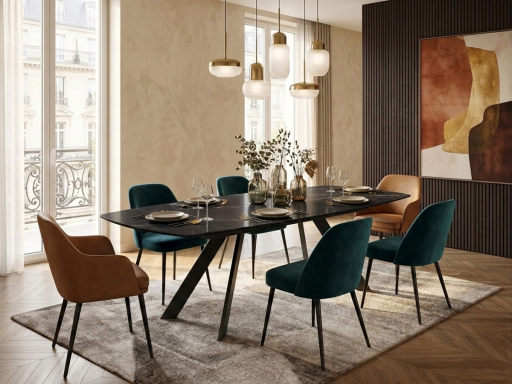 Table extensible CESARE en céramique