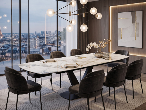 Table extensible GIULIA en céramique