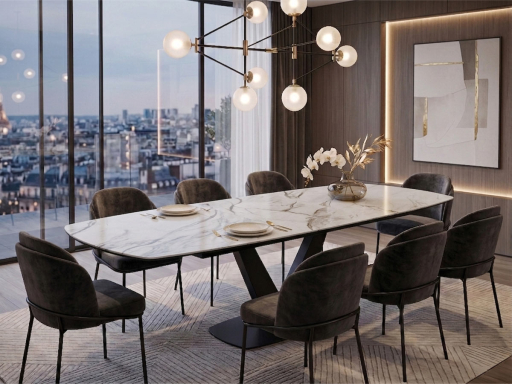 Table extensible GIULIA en céramique
