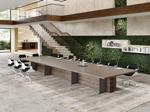 Grande table de réunion exécutive, de 14 à 26 personnes