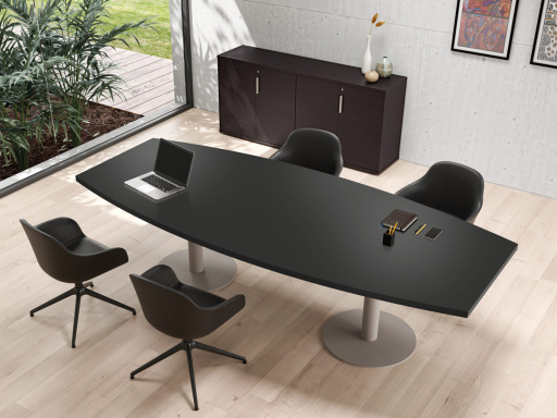 Table de réunion ovale 6 à 8 personnes