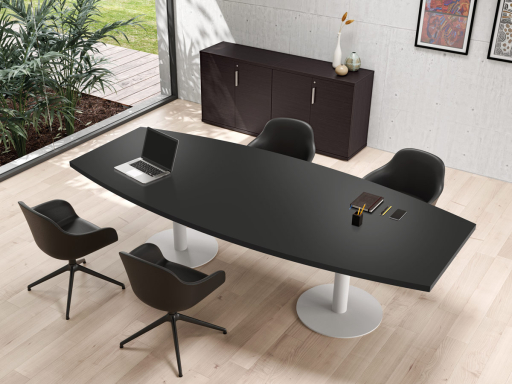 Table de réunion ovale 6 à 8 personnes