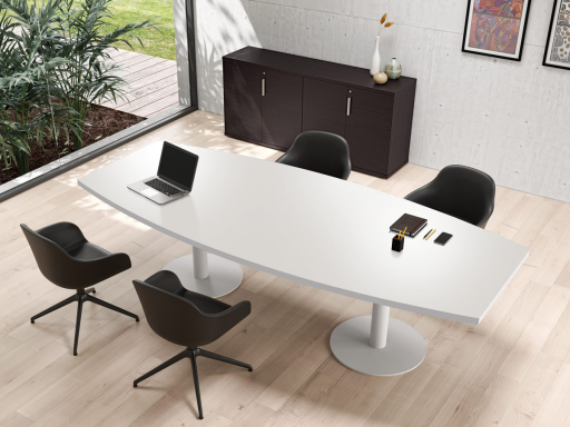 Table de réunion ovale 6 à 8 personnes