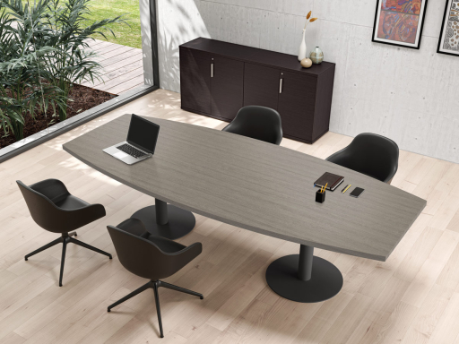 Table de réunion ovale 6 à 8 personnes