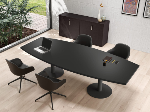 Table de réunion ovale 6 à 8 personnes