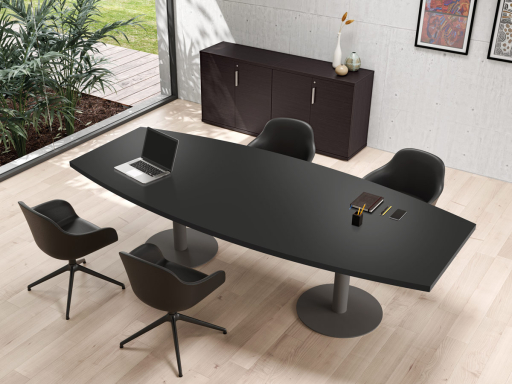 Table de réunion ovale 6 à 8 personnes