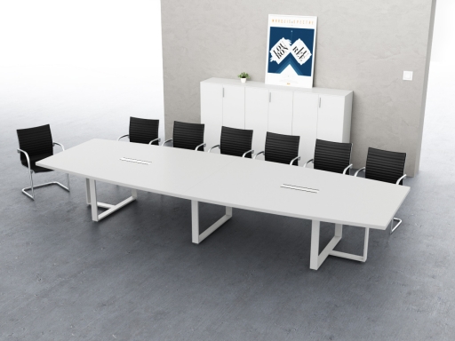 Table de réunion ovale SYRACUSE pour 14 personnes