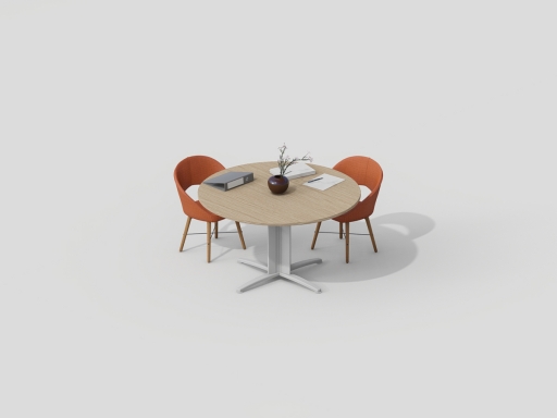 Table de réunion CORE ronde pas cher