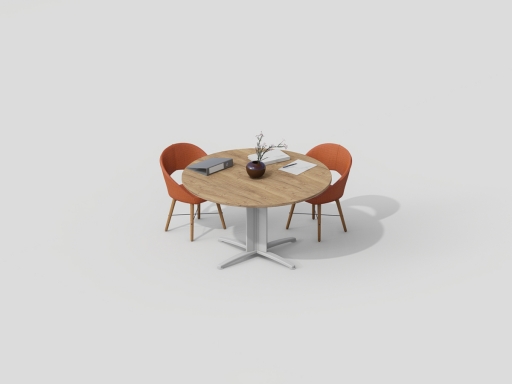 Table de réunion CORE ronde pas cher