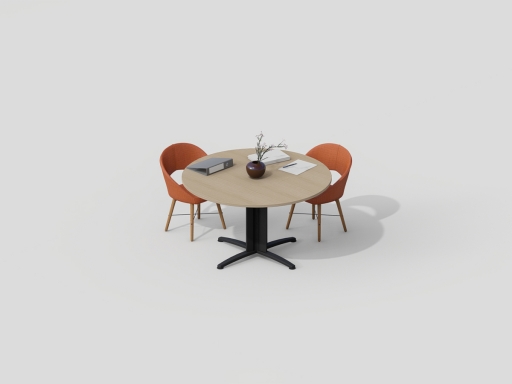 Table de réunion CORE ronde pas cher