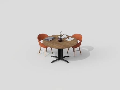 Table de réunion CORE ronde pas cher