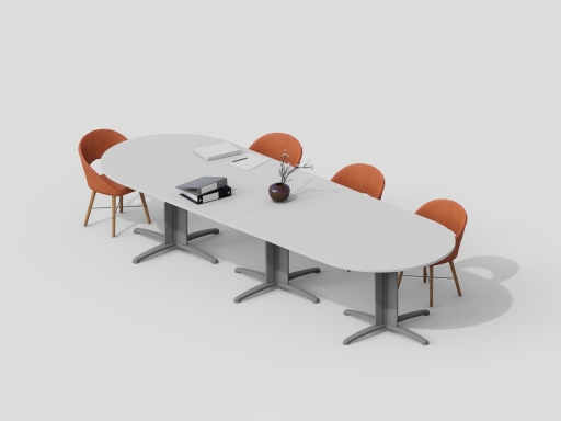 Table de réunion ovale pour 6 à 20 personnes pas chère