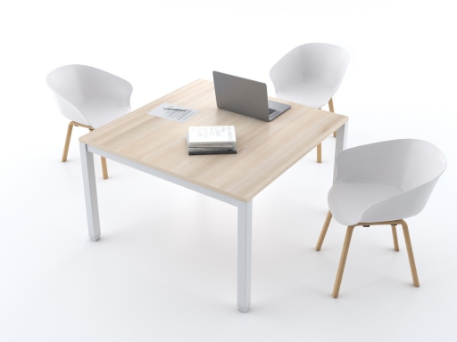 Table de réunion carrée pas cher