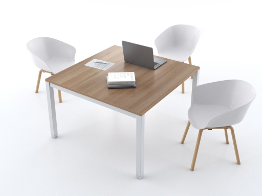 Table de réunion carrée pas cher