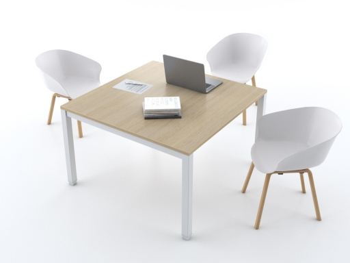 Table de réunion carrée pas cher