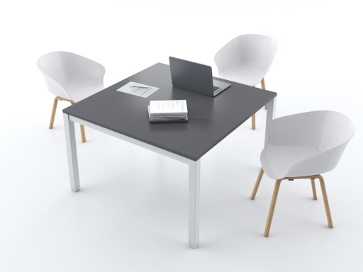 Table de réunion carrée pas cher