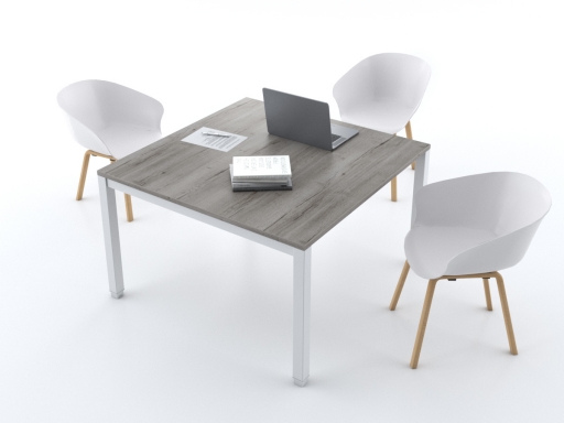 Table de réunion carrée pas cher