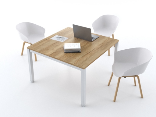 Table de réunion carrée pas cher