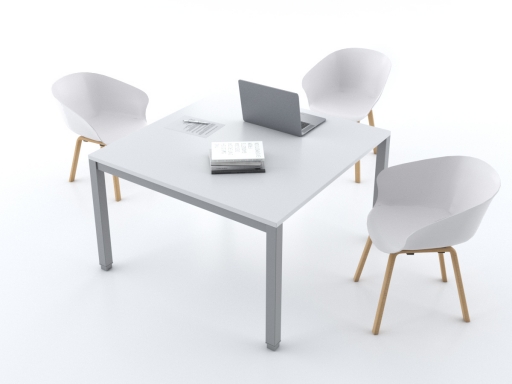 Table de réunion carrée pas cher