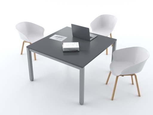 Table de réunion carrée pas cher