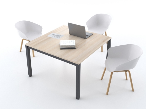 Table de réunion carrée pas cher