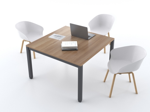 Table de réunion carrée pas cher