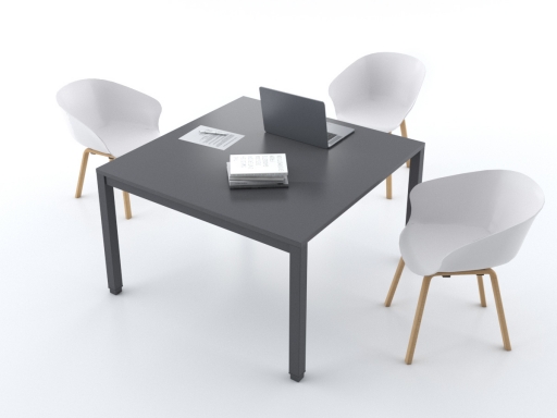 Table de réunion carrée pas cher
