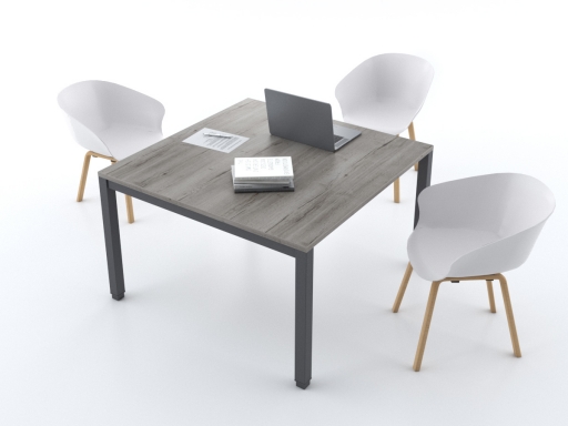 Table de réunion carrée pas cher