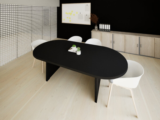 Table de réunion ovale pas cher