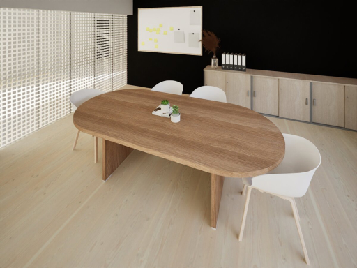 Table de réunion ovale pas cher