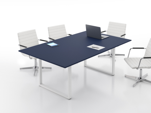 Table de réunion contemporaine laquée, pas chère