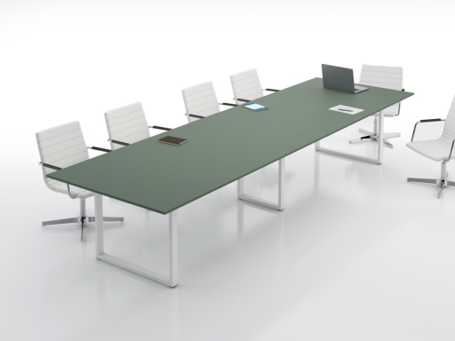 Table de réunion contemporaine laquée, pas chère