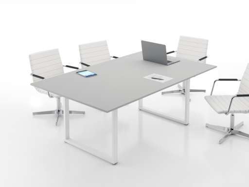 Table de réunion contemporaine laquée, pas chère