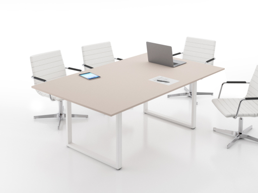 Table de réunion contemporaine laquée, pas chère