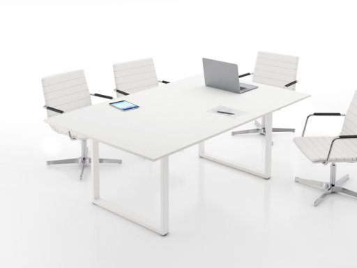 Table de réunion contemporaine laquée, pas chère