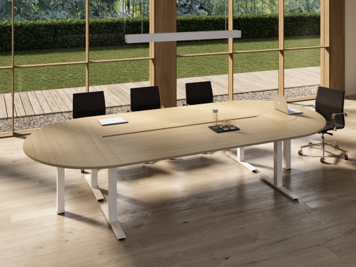 Table de réunion ovale UNITY LOOP, 6 à 10 personnes