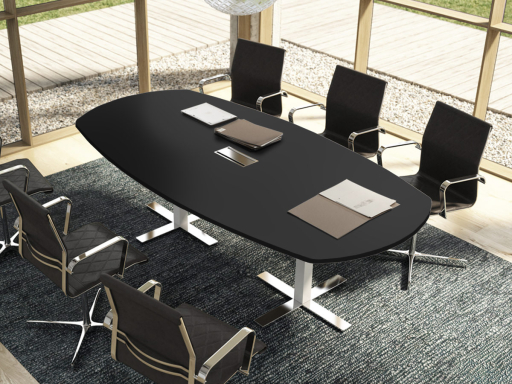 Table de réunion ovale UNITY, 8 personnes
