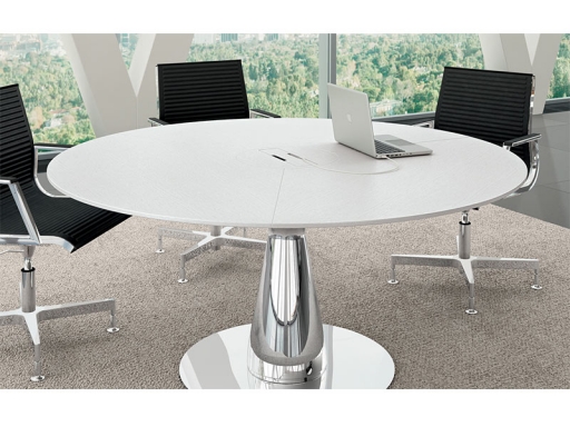Table de réunion ronde haut de gamme