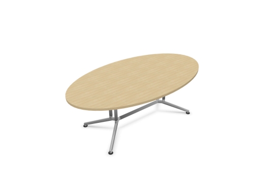 Table de réunion ovale LOGIC pas chère