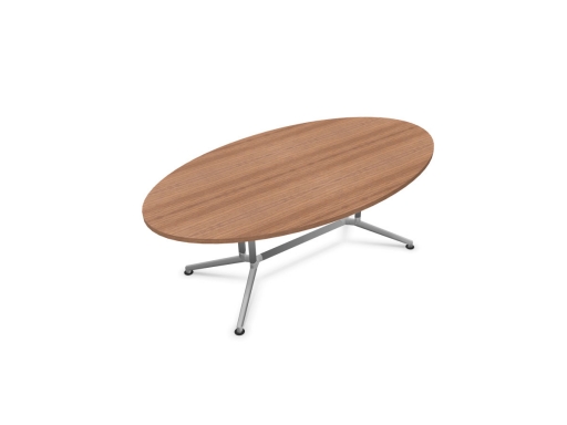 Table de réunion ovale LOGIC pas chère