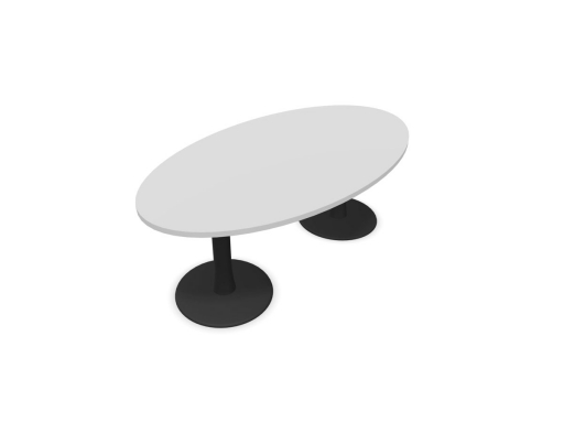 Table de réunion ovale haut de gamme