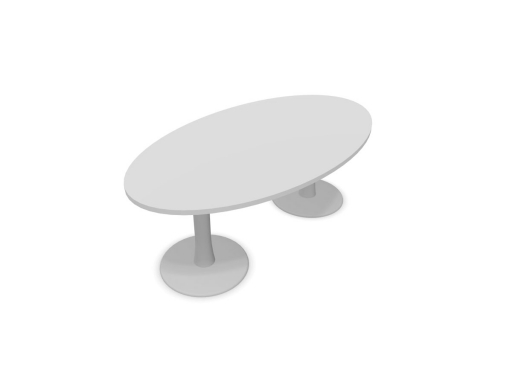 Table de réunion ovale haut de gamme
