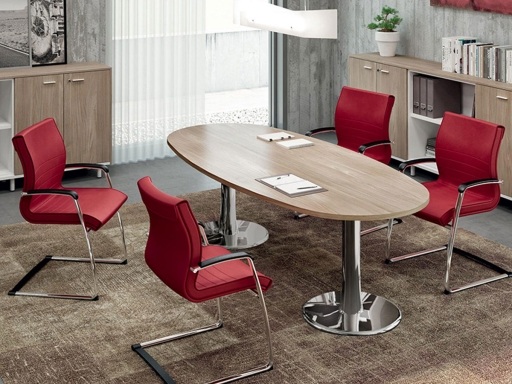 Table de réunion ovale NOVO +