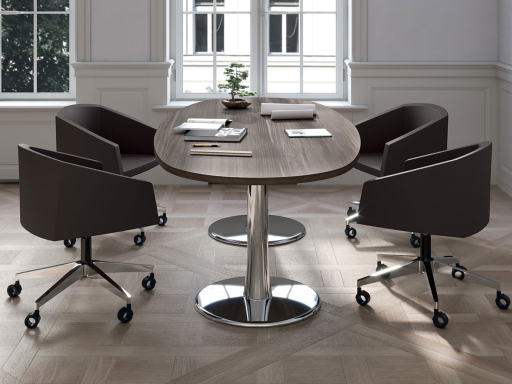 Table de réunion ovale NOVO +