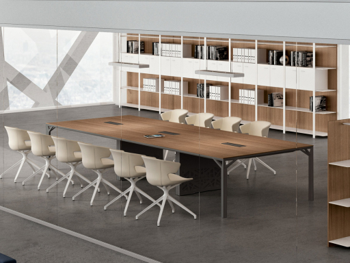 Table de réunion MAJOR, fabriquée en Italie